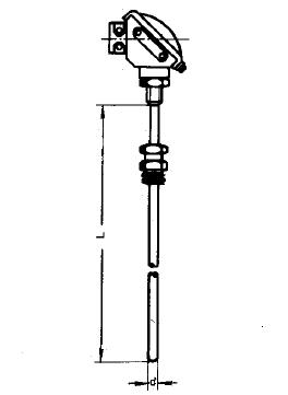 WREK-381可動卡套螺紋鎧裝熱電偶安裝圖片