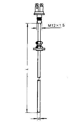 WRCK-502可動(dòng)卡套法蘭鎧裝熱電偶安裝圖片