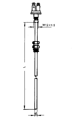 WREK-302可動卡套螺紋鎧裝熱電偶安裝圖片