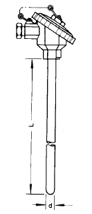 WZC-130無(wú)固定防水式銅熱電阻安裝圖片