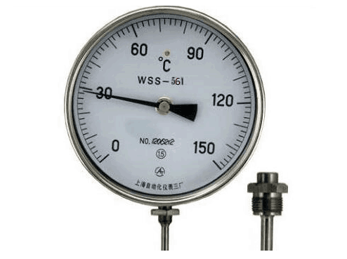WSS-561可動(dòng)外螺紋徑向抽芯式雙金屬溫度計(jì)